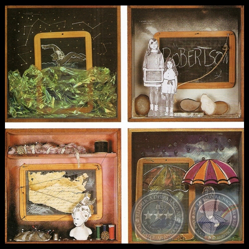 PEQUEÑOS PIZARRONES, 1985 - Ensamblaje, pintura y collage de RICARDO MIGLIORISI